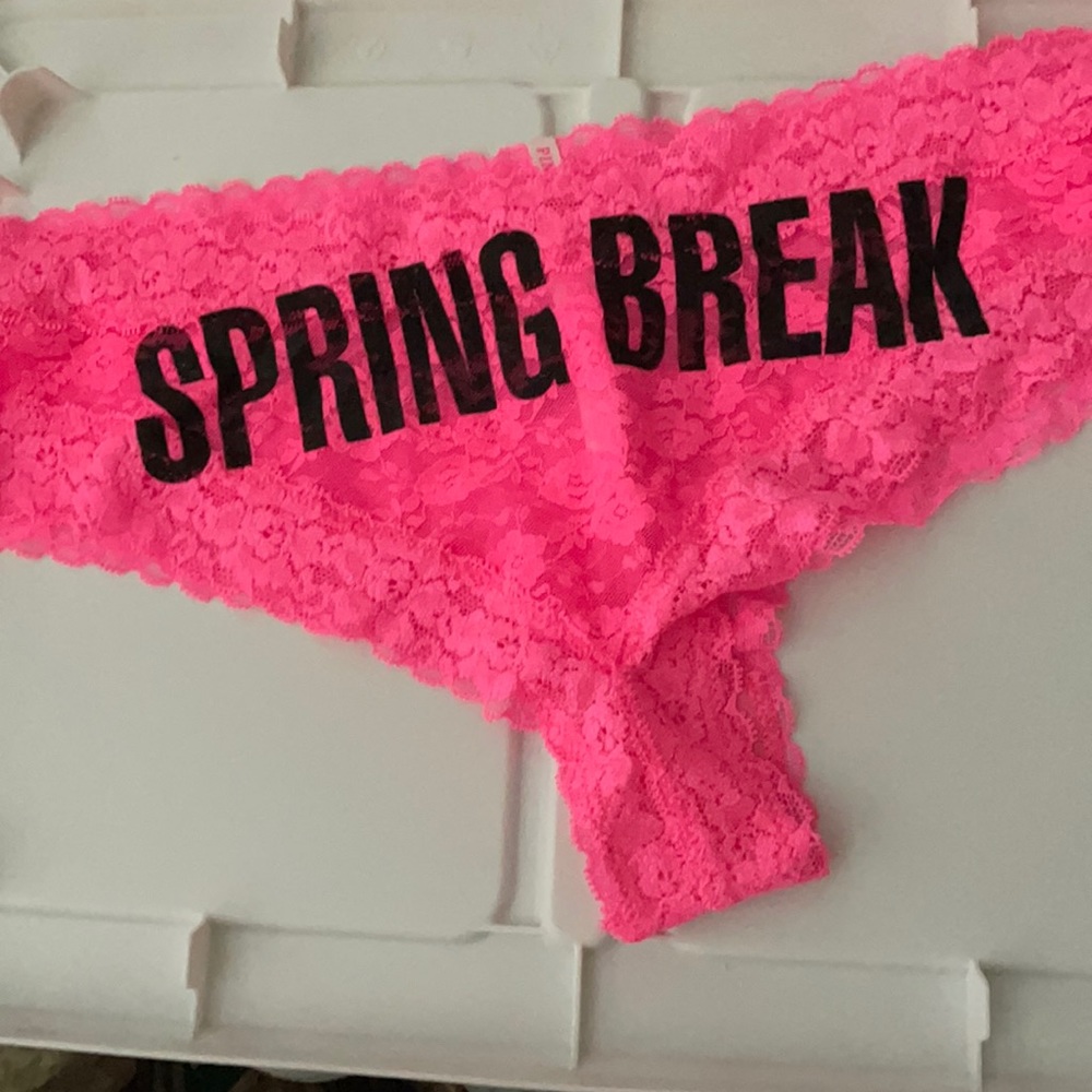 Vintage VS PINK Cheekster Lace Spring Break